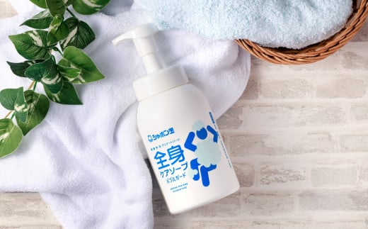 全身ケアソープセット（本体1本、詰め替え10袋） ボディソープ 泡 清潔 バス スキンケア ボディシャンプー ボディ石鹸 無添加石けん せっけん 清拭料