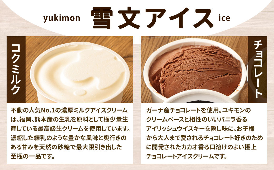 雪文アイス 5個 セット アイス 5種類 (コクミルク/チョコレート/抹茶/NYチーズケーキ/塩キャラメル) アイスクリーム 食べ比べ 詰合せ カップアイス