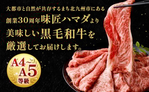 【数量・期間限定】復刻！A4～A5 九州産 黒毛和牛 肩ロース スライス 計約800g（約400g×2パック）【順次発送】黒毛和牛 和牛 牛 牛肉
