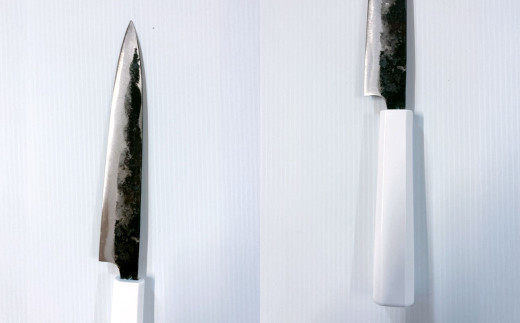 刺身包丁 180mm 両刃黒打×1本