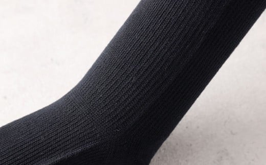 【24-27cm】 一度履いたらやめられない！段階圧力設計 着圧 5本指 ハイソックス 2足組 靴下 くつした くつ下 ソックス ブラック 福岡県 北九州市