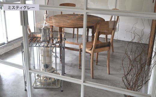 【ミスティグレー】 カラーストーブガード Lサイズ （ アラジン ／ トヨトミ ／コロナストーブ 対応 ） ストーブ 石油ストーブ 柵 ストーブ柵 ストーブフェンス フェンス ガード 安全対策用品 コンパクト 折りたたみ