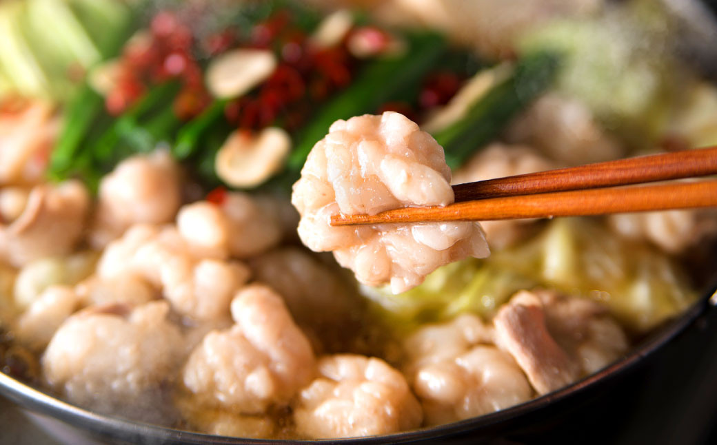 博多もつ鍋食べ比べ1人前セット（醤油味・味噌味）