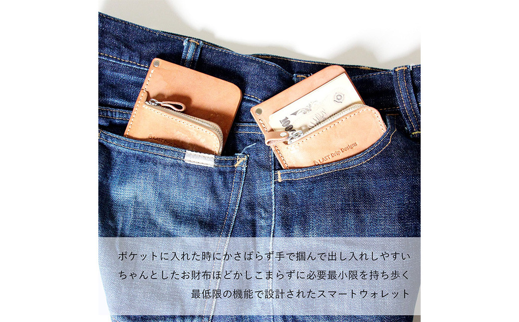 【薄型軽量のミニ財布】 スマートウォレット (財布) 【マネークリップやL字財布みたいな新感覚ウォレット】