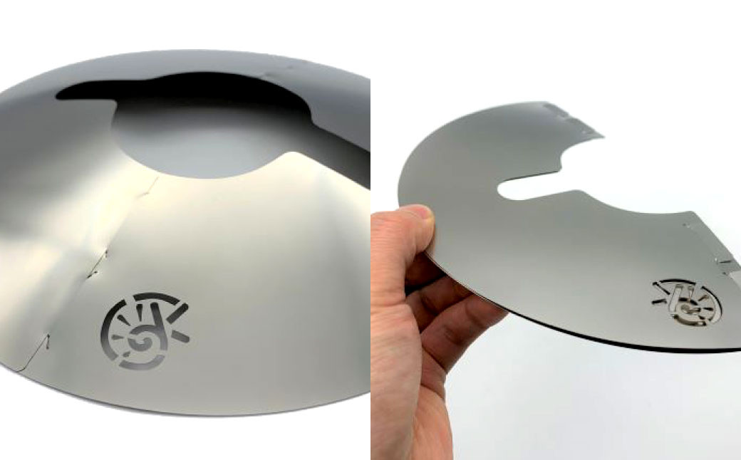 CGK フュアハンド276・デイツ78用 クルっとシェード ステンレス ランタンシェード 折りたたみ式 アウトドア CGK