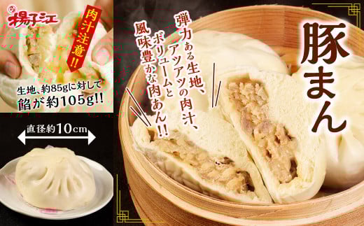 【 揚子江の 豚まん × 東筑軒 かしわめし コラボ セット 】★ 北九州の有名ソウルフードがセットになりました★ (揚子江：豚まん×2個、ミニ豚まん×6個、東筑軒：かしわめし×3食) 詰め合わせ 中華まん 肉まん