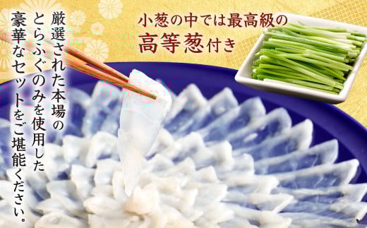 豪華とらふぐ三昧セット(刺身・鍋2～3人前)