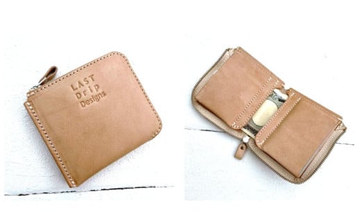 L字 ファスナー 札入れ