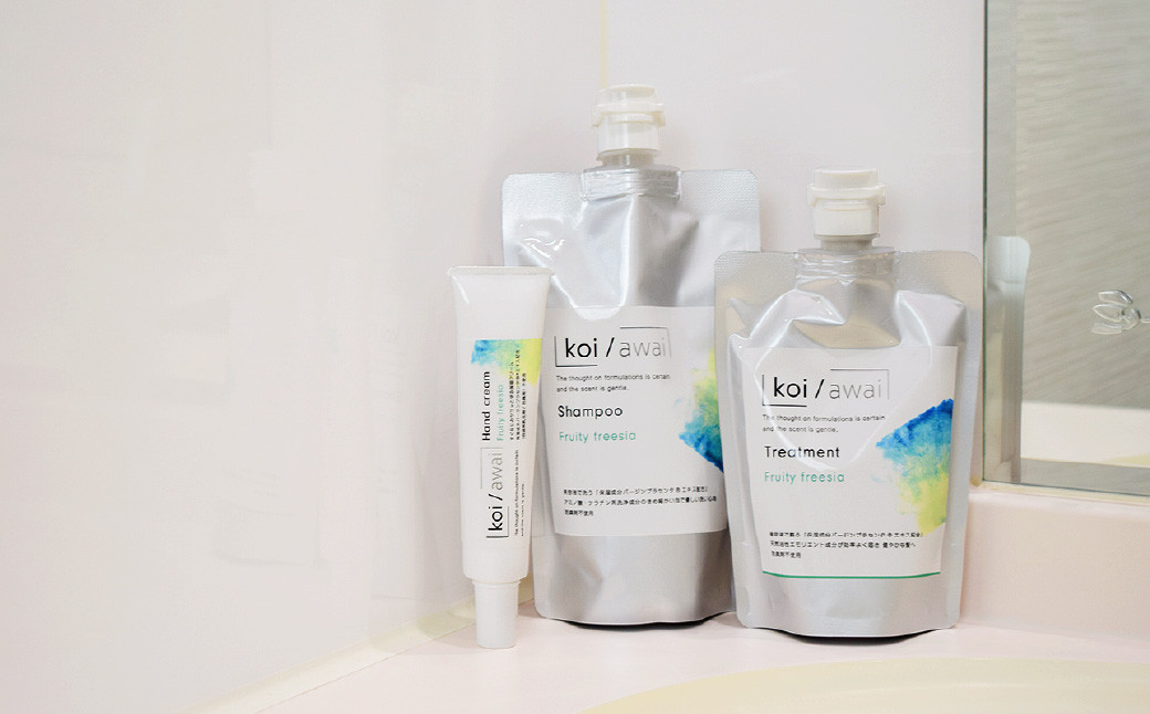 【プラセンタ配合】ヘアケア ＆ ハンドケア 爽やかな香り楽しむ フリージア セット