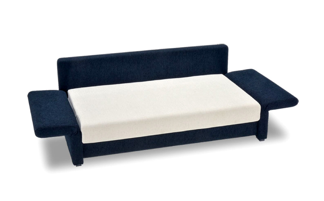 ソファベッド・キャンバス・アネルカ  1520×850×730mm ダークブルー