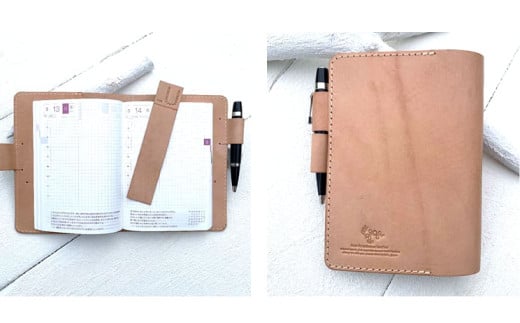 バタフライストッパーつき 手帳カバー （A6サイズ）