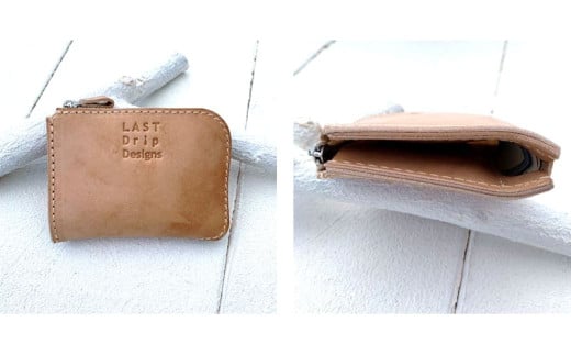 お札を折らないL字財布 （コンパクト）