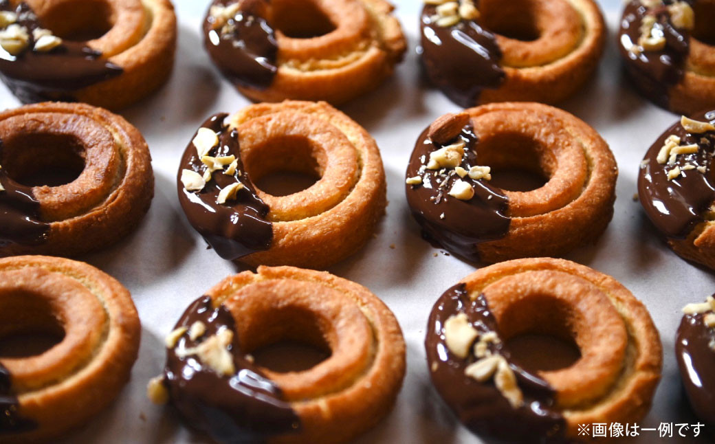 【サクサク食感】 福岡の隠れ家カフェ CRAMBOX 人気のクッキードーナツ 詰め合わせ 10～14個 セット ドーナツ おやつ 朝食 お菓子 国産