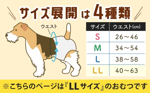 うんぽパンツ LLサイズ 18個入り