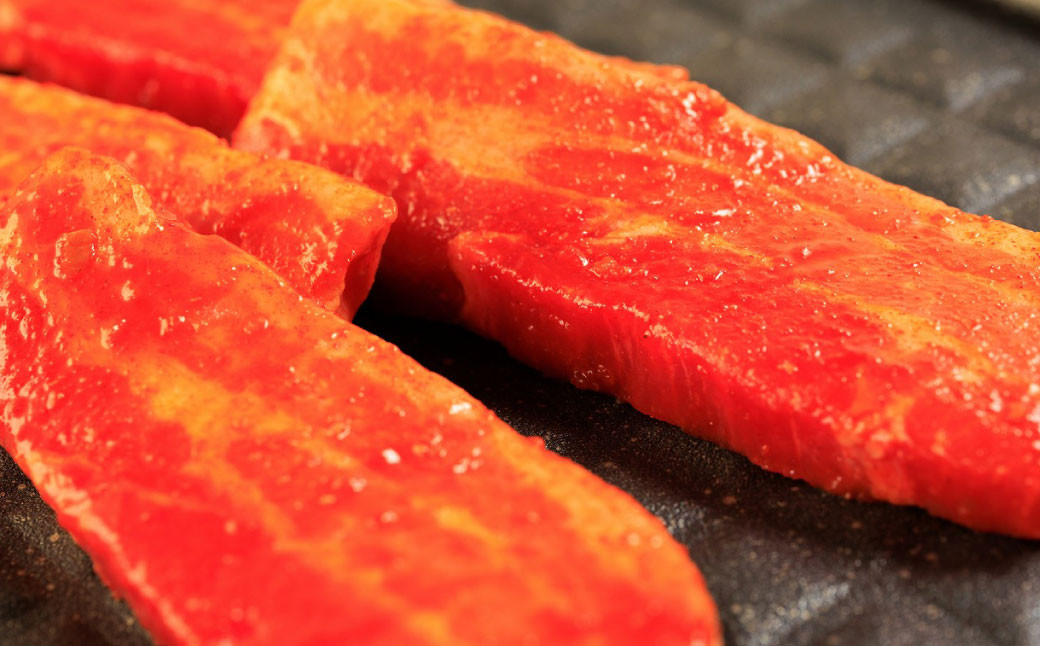 特製コチュジャンダレに漬け込んだ 味付きサムギョプサル 大容量 約1.4kg