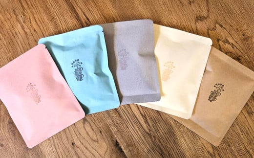 自家焙煎 コーヒー豆ドリップバッグ 5種類 計50袋 飲みくらべ セット 1袋10g