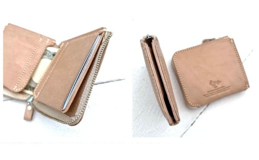 L字 ファスナー 札入れ