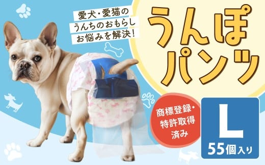 うんぽパンツ Lサイズ 55個入り