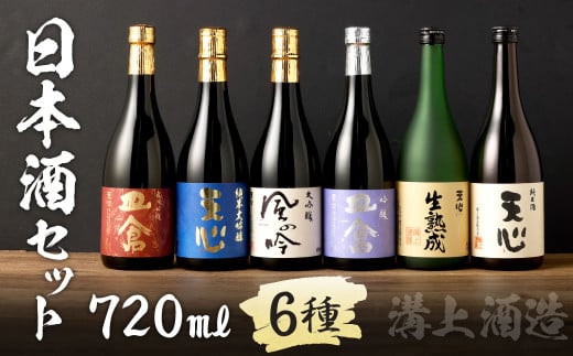 溝上酒造 日本酒 セット (3)（720ml×6本）