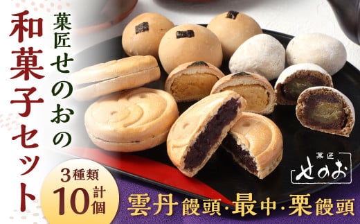 菓匠せのおの和菓子セット 合計10個