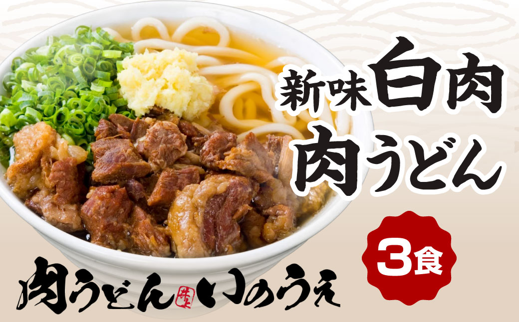 新味 白肉肉うどん 3食入