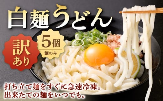 【 訳あり 】 白麺うどん 200g×5セット 合計1kg