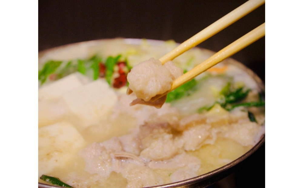 博多もつ鍋セット（醤油味　2～3人前、味噌味　2～3人前）