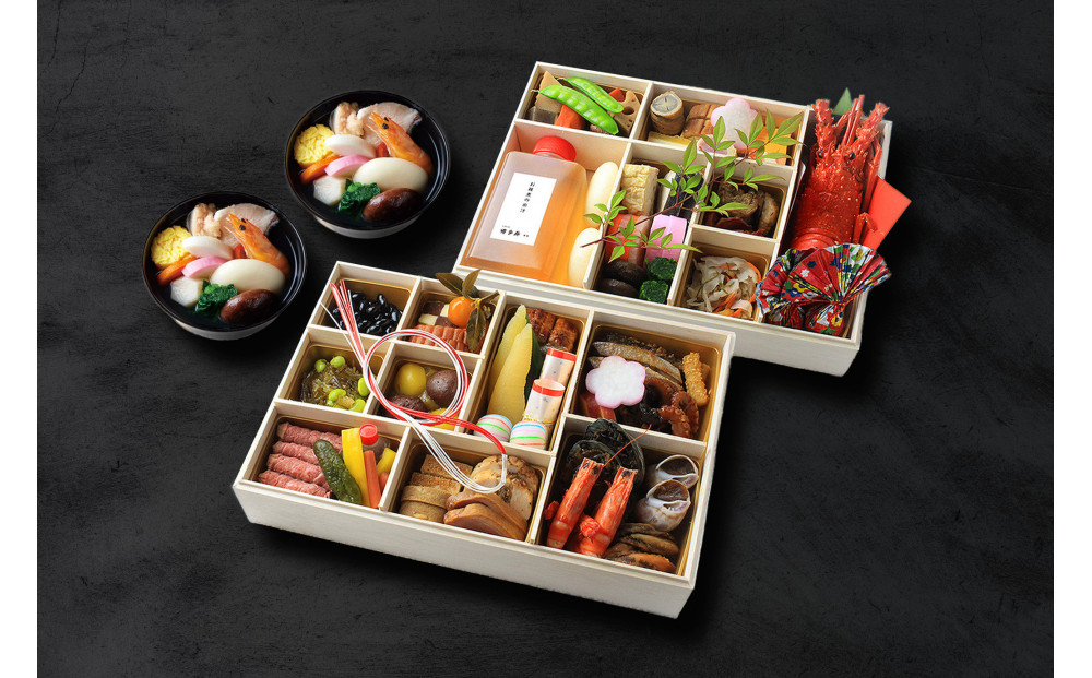 【店舗受取限定】九州の旬 博多廊 本店　おせち引換チケット【雅】2人前【福岡市】