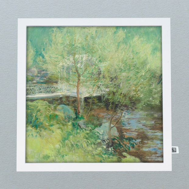 【福岡市】インテリア × 防災 「sonae 備絵」  ＿　 白い橋　(The White Bridge)／ジョン・ヘンリー・トワクトマン  