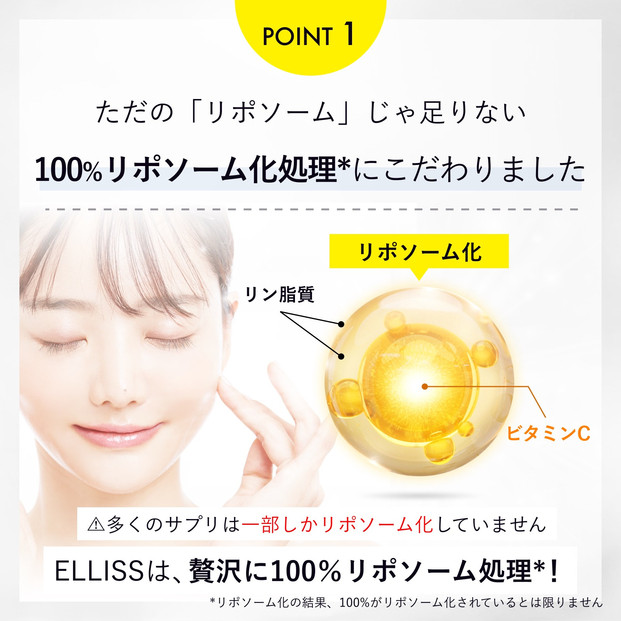 ELLISS リポソーマル ビタミンC75.9g(2.53g×30袋)