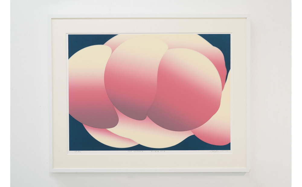 小川幸一　「赤い球体NO.12」