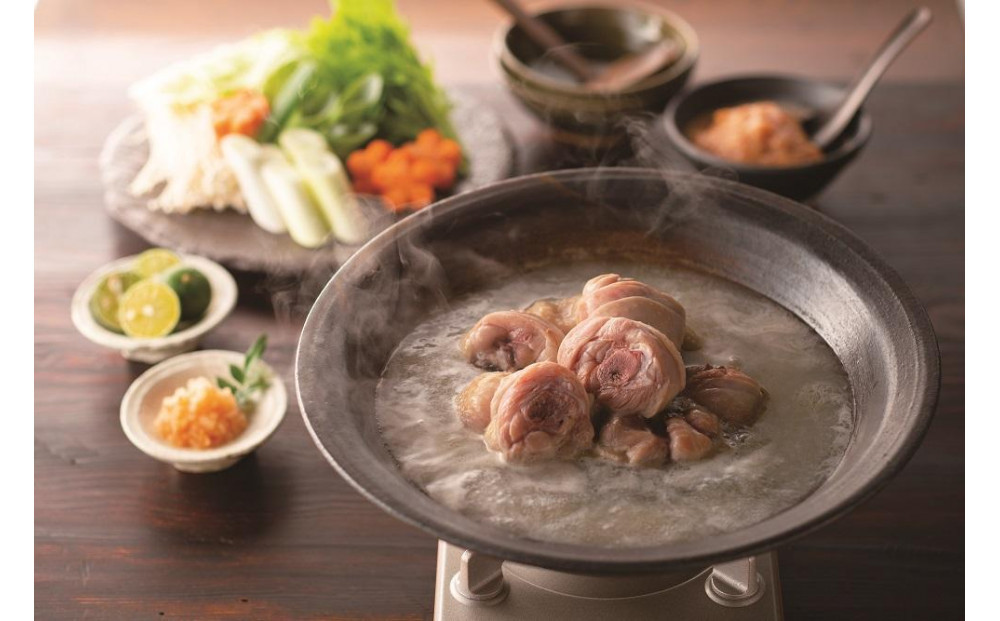 【12/20寄附確定分まで年内発送】博多華味鳥　水たきセット（３～４人前）