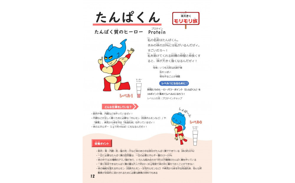 【福岡市】オモシロ食育栄養図鑑　1冊