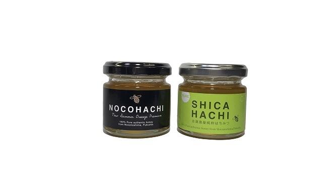 能古島産蜂蜜「のこはち」と志賀島産蜂蜜「しかはち」のセット