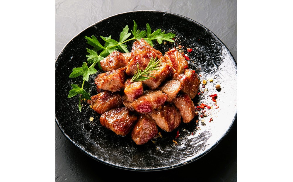 【A4～A5】博多和牛サイコロステーキ　800ｇ（400ｇ×2ｐ）