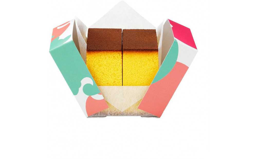 【カステラ本家福砂屋　福岡市内製造】 キューブカステラ10個入×2個セット