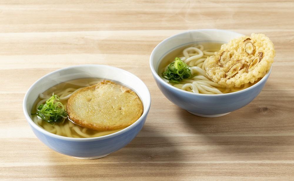 【博多名物のやわらかいうどん】因幡うどんＡセット