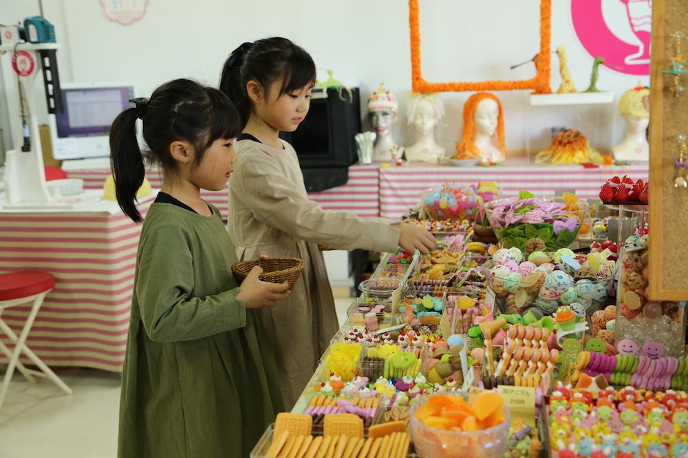 食品サンプルの【博多パフェ作り体験】
