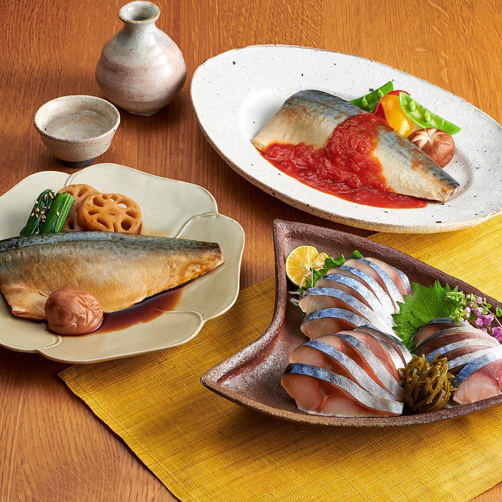極　絢～あや～　(さば梅煮・さば和風とまと煮・極みしめさば)　福岡市製造　3種各1個入