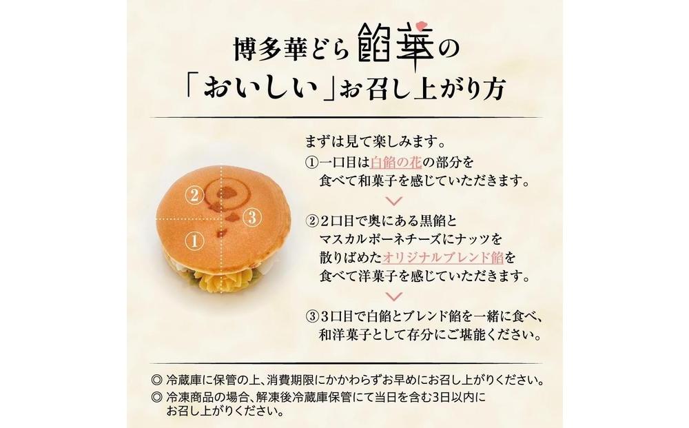 【博多華どら】餡華　6個入りギフトボックス