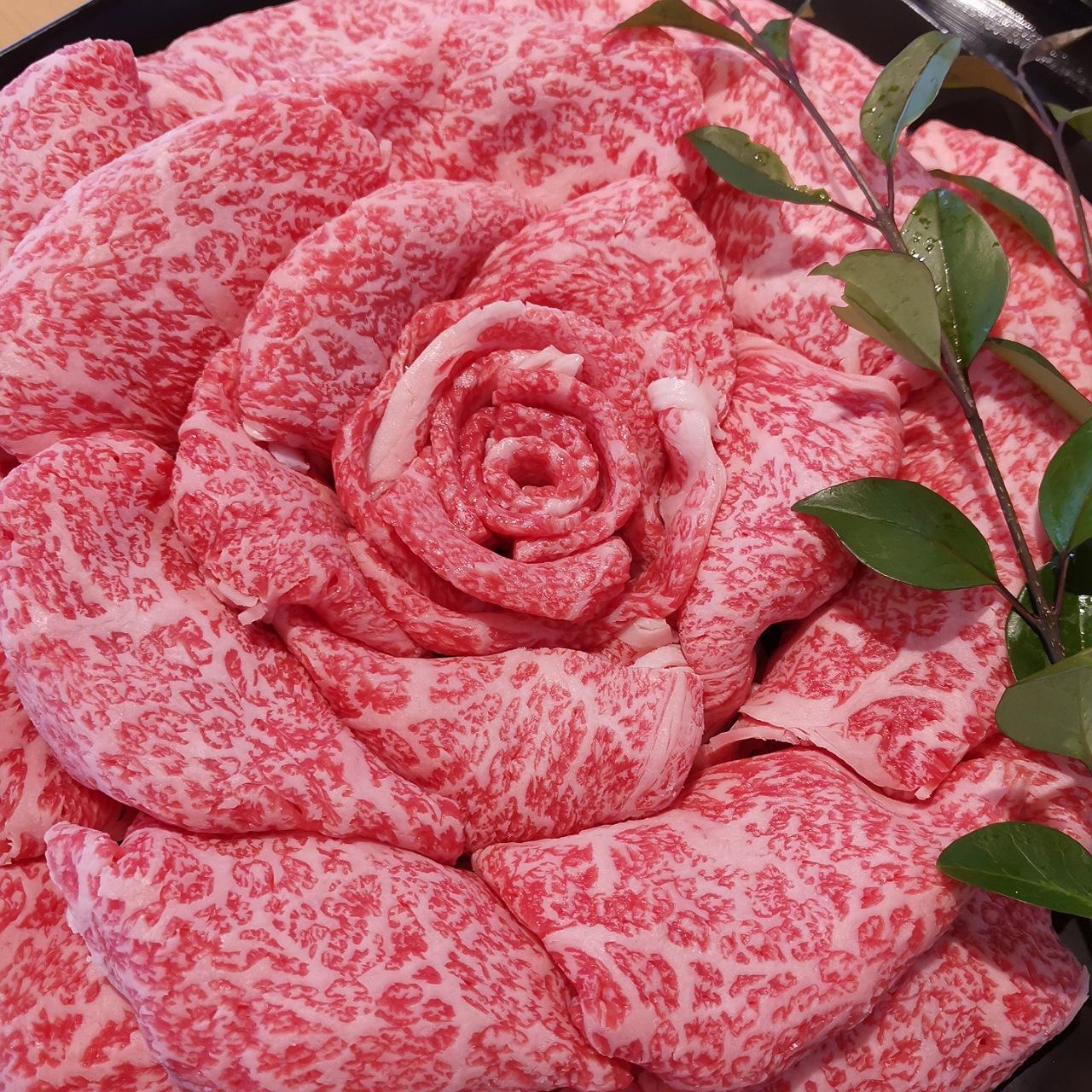 【博多大丸おすすめ品】「堀ちゃん牧場」フラワーミート博多和牛しゃぶしゃぶ用600g