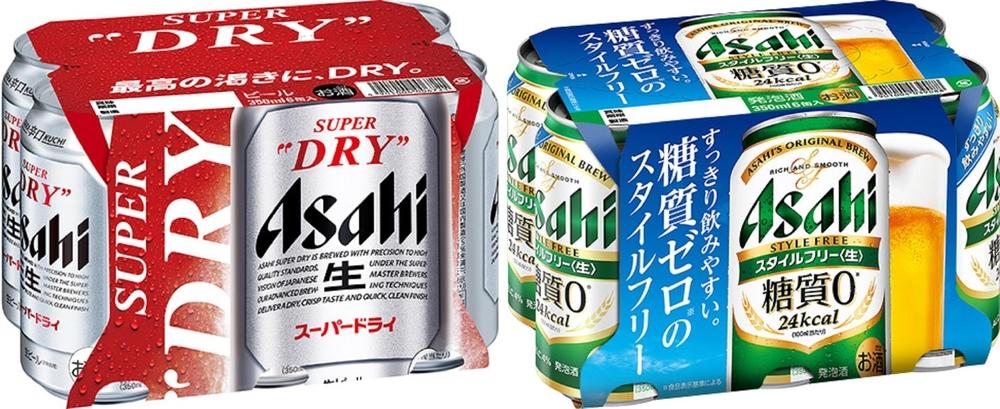 【博多大丸おすすめ品】アサヒスーパードライ&スタイルフリー　各350ｍｌ 6缶セット(計12缶）