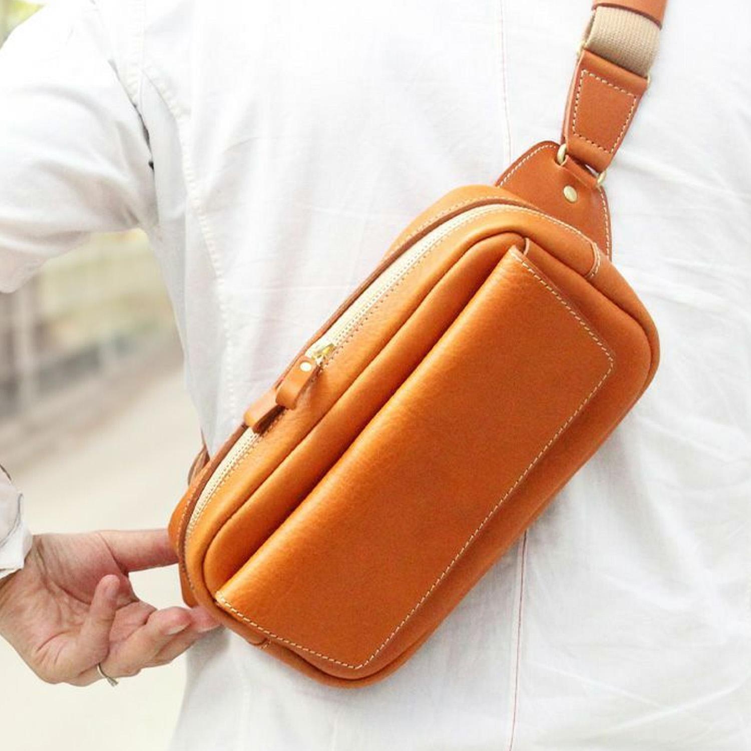 フラップソフトボディバッグ＜キャメル＞【福岡市内製造】