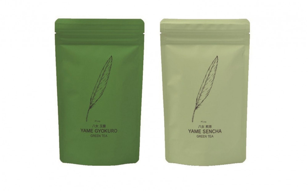 【セット】八女玉露・煎茶詰合せ（八女茶）
