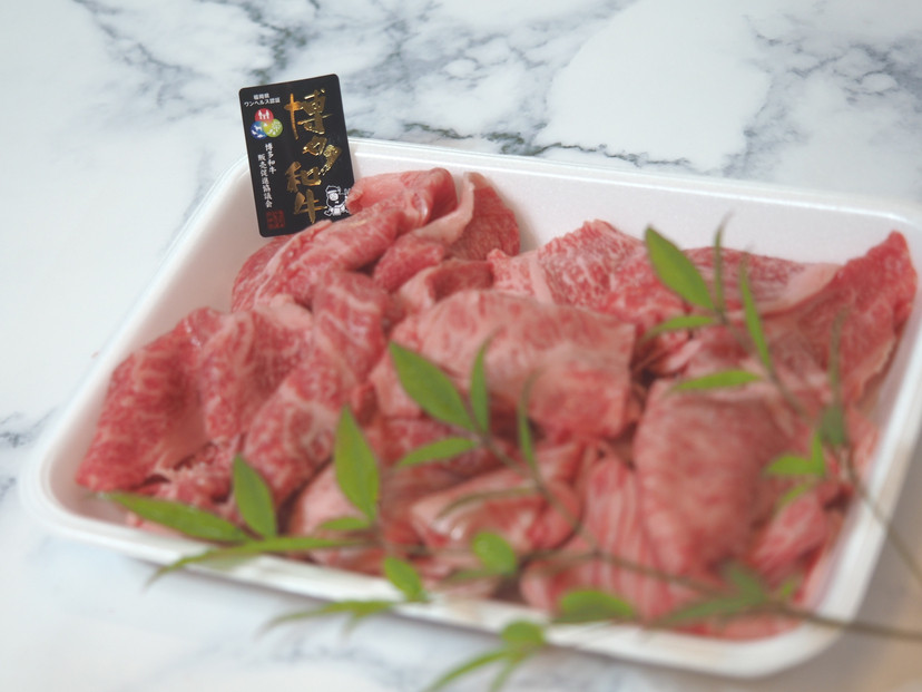 博多和牛特選肩ロース切り落とし400g