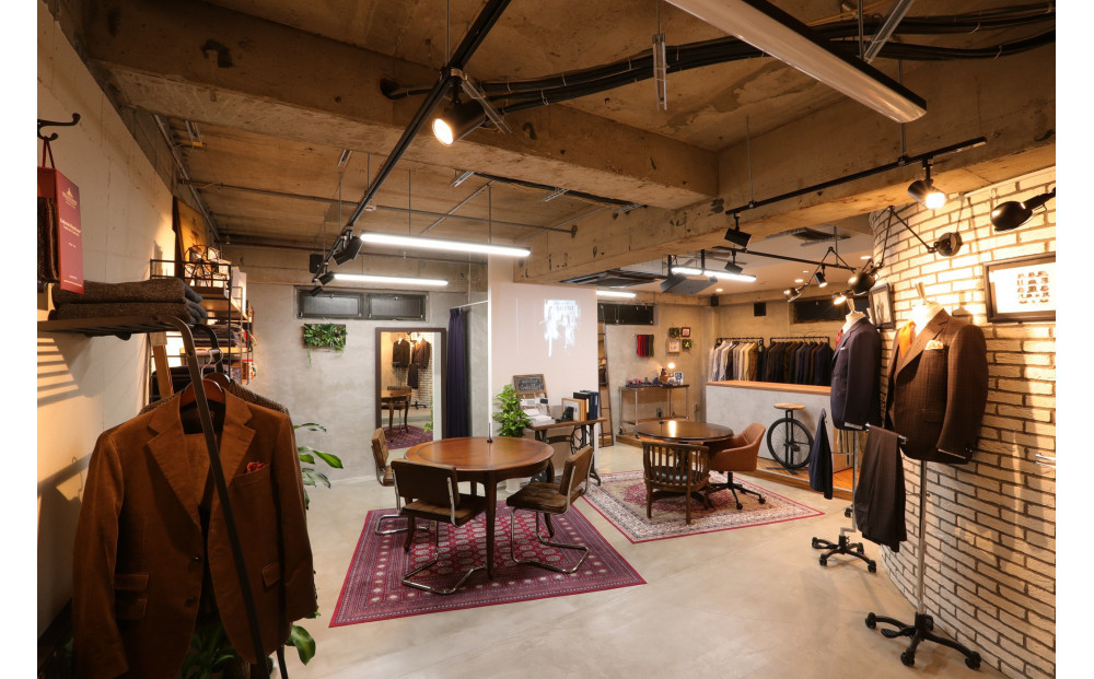 オーダースーツお仕立券10万円分【福岡市内】