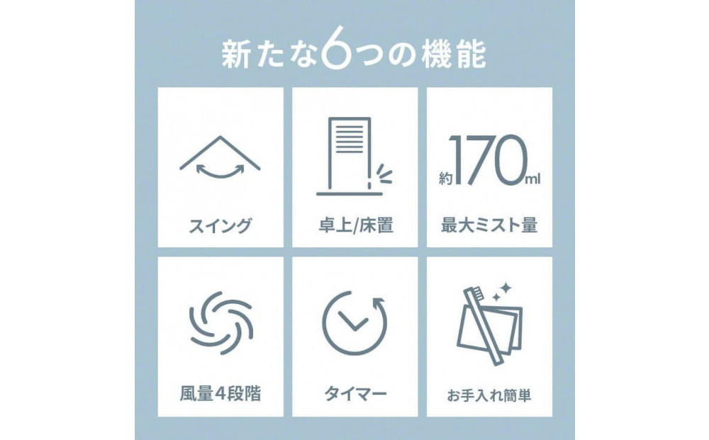 【Qurra】 冷風扇 いつもミスト ホワイト 【1年間保証】