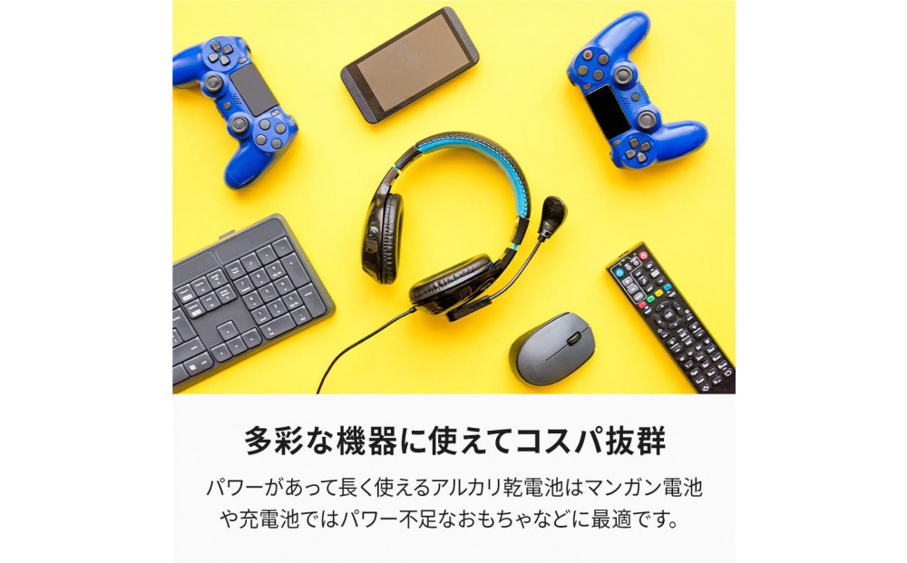 【enevolt】 エネボルト Basic アルカリ乾電池 単4形 24本セット 【2年間保証】