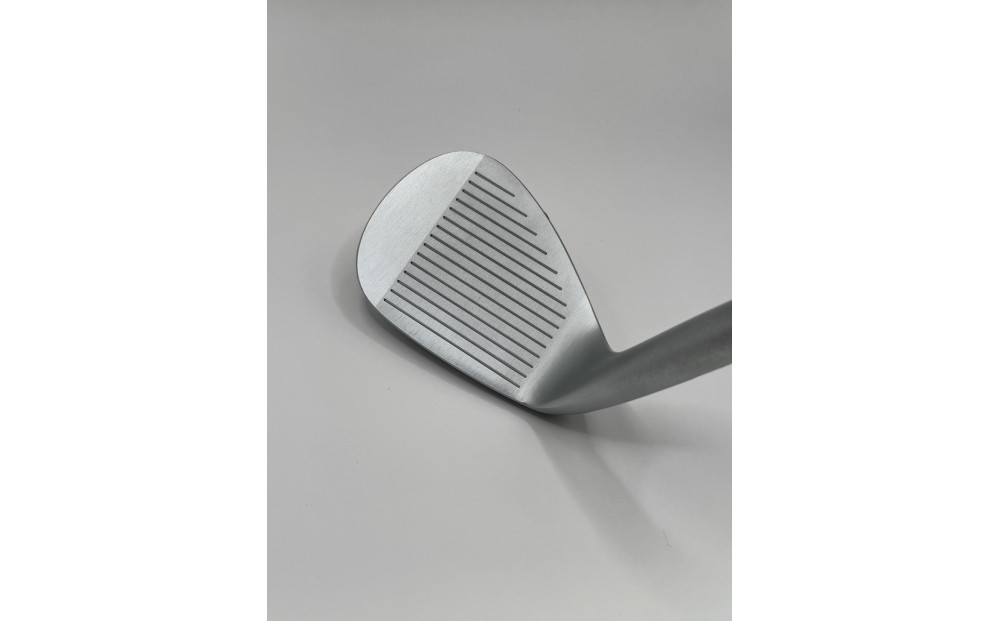 【福岡市】女性クラフトマンの阿比留俊子　設計・デザイン　Abi Wedge ホワイトクロムメッキ52°　N.S.PRO MODUS3 WEDGE 105