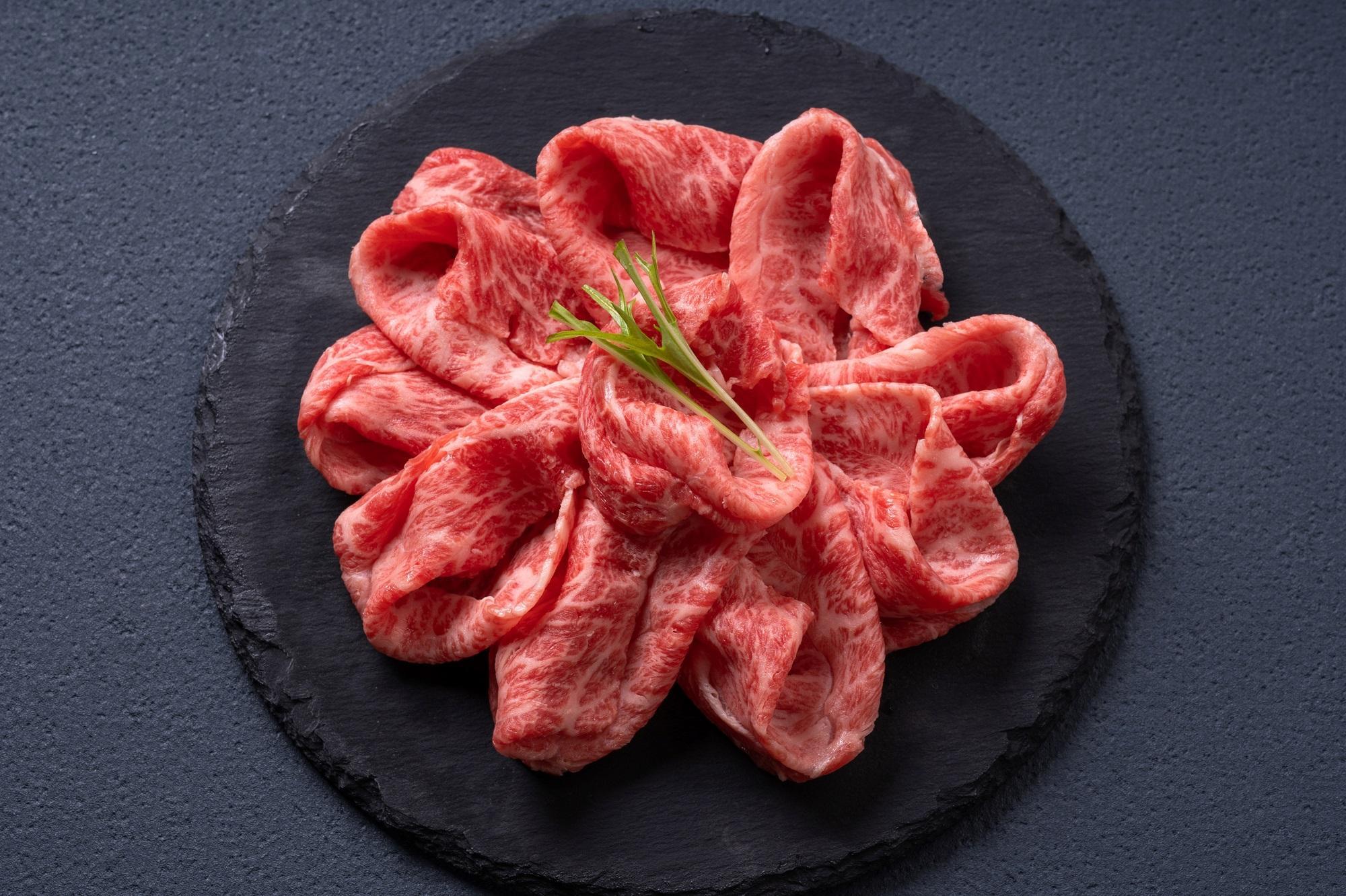 訳あり！【A4～A5】博多和牛赤身霜降りしゃぶしゃぶすき焼き用（肩・モモ）1.2kg(600g×2ｐ)